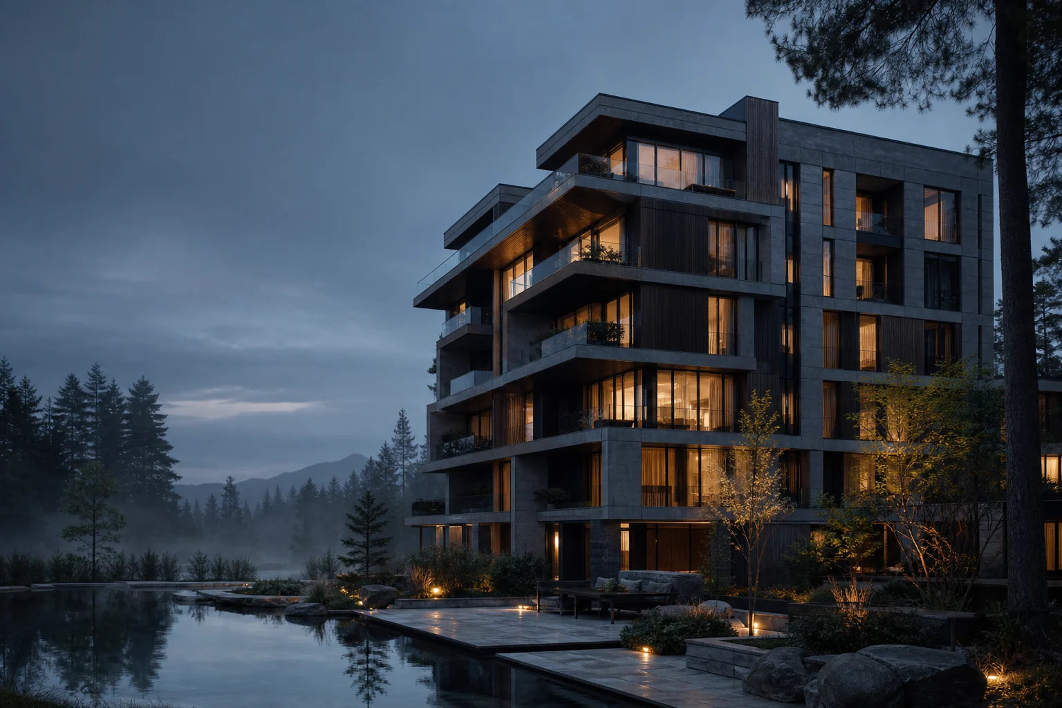 Главный экран проекта «NORDA Residence»